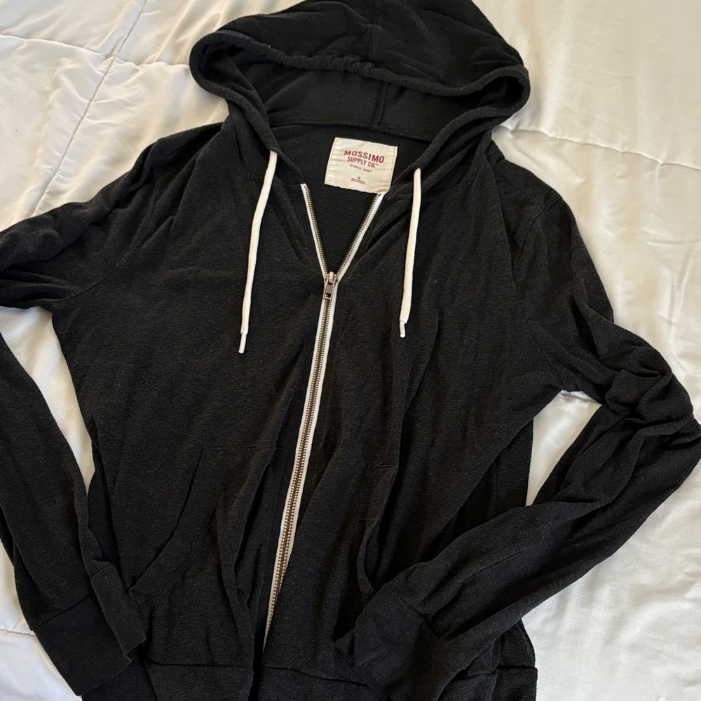 Mossimo Supply Co. Black Hoodie Sweater
